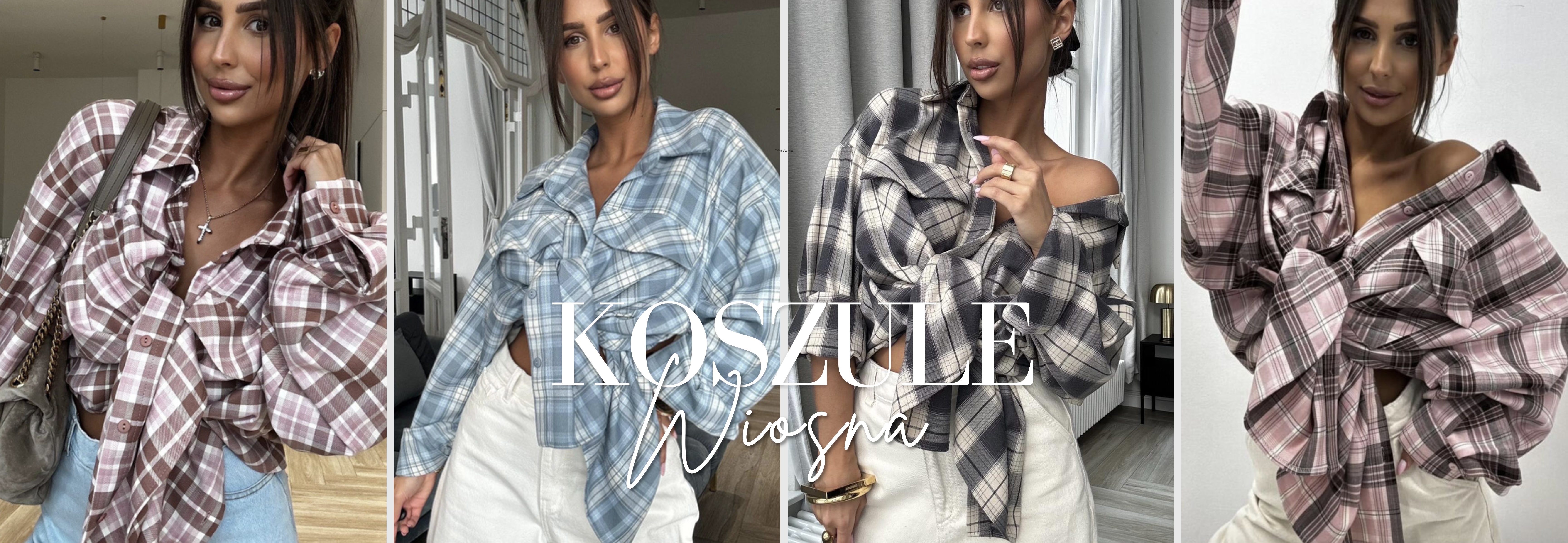 koszula koszula damska nowa kolekcja wiosna 2026 krata must have premium bawełna emo Belluci zara trend viralowa koszula 