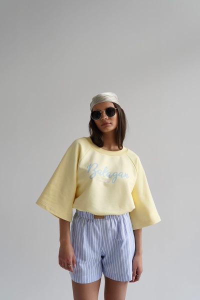 KOMPLET BAŁAGAN - bananowy