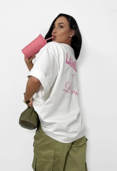 T-SHIRT LAMILLA - ecru 