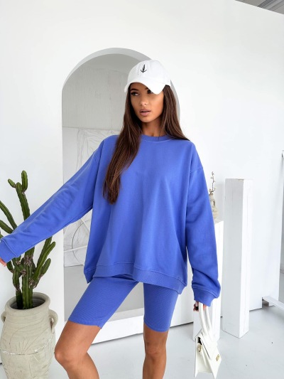 KOMPLET LENOSHKA - królewski niebieski 