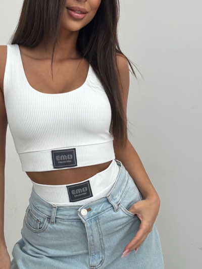 BIELIZNA TOP I FIGI - biały 