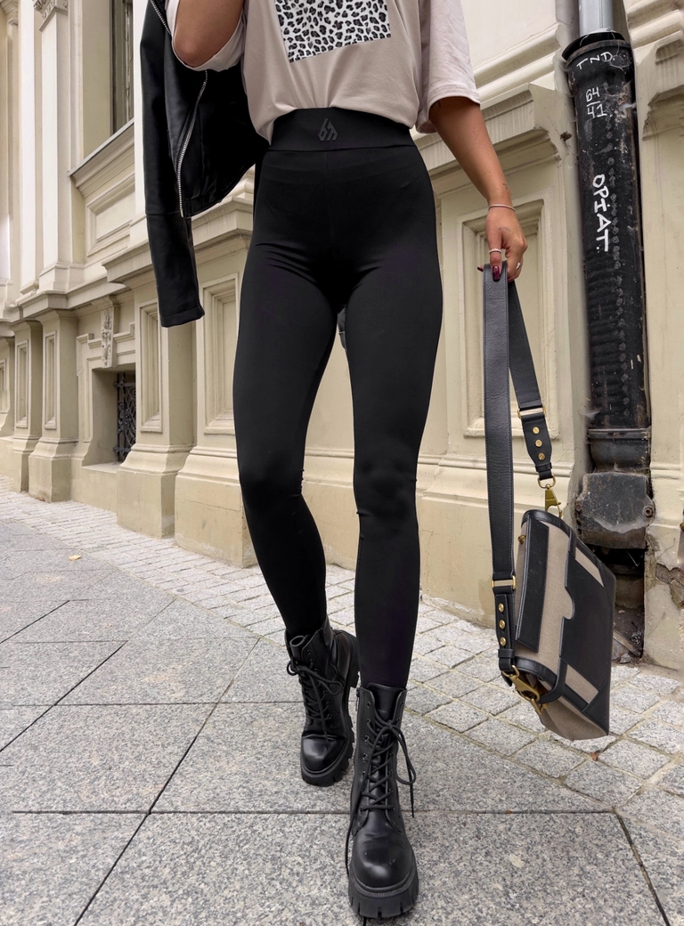LEGGINSY GYM - czarne 