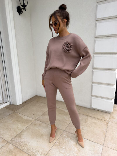 KOMPLET DELANI LONG - mokka